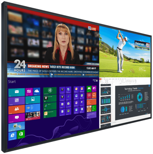 98" 4K Touchscreen monitor rentals - Planar UR9851 98 inch